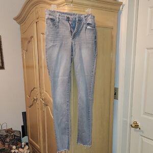a.n.a Women's Skinny Jeans in Light Blue
